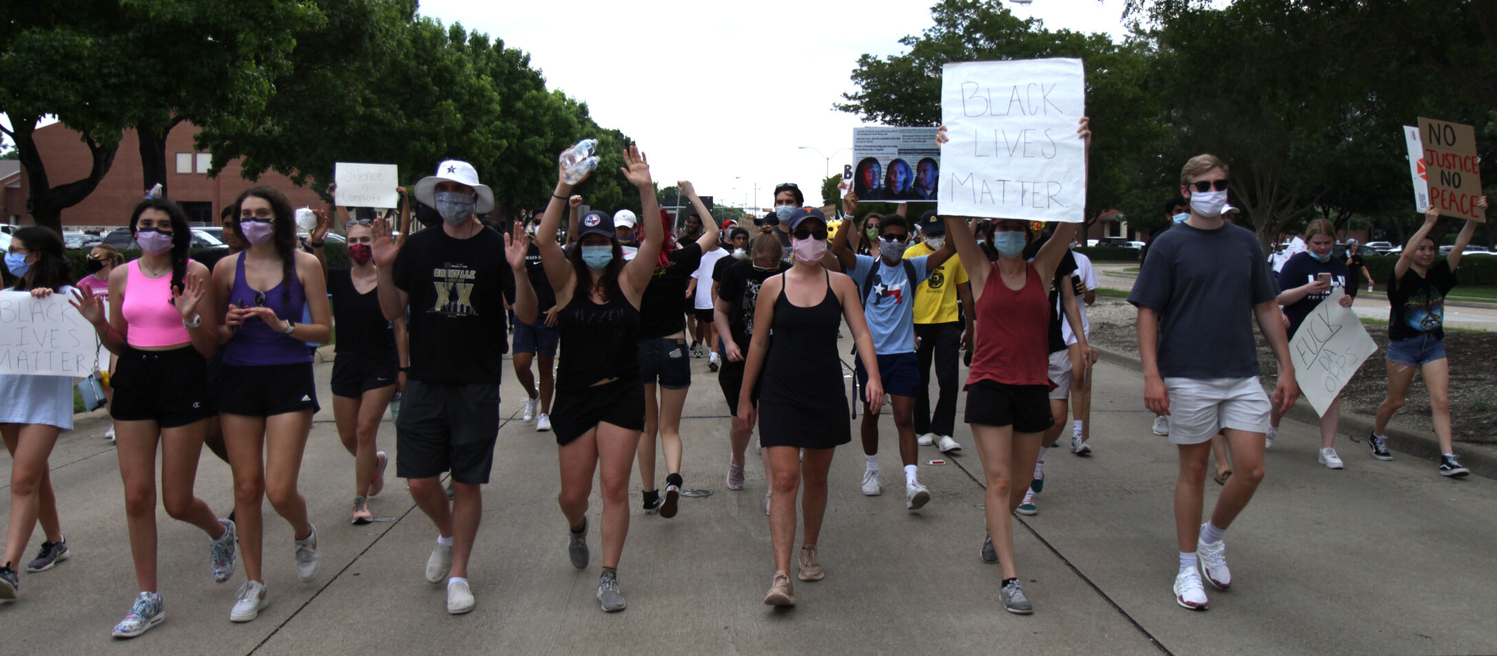 Plano protest